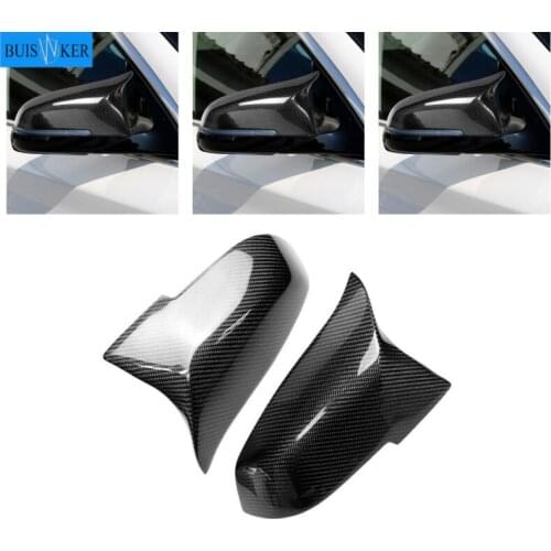 2pcs Mirror Covers Left Right Side Rearview Mirror Cover Cap For BMW 5 6 7 Series F10 F18 F11 F06 F07 F12 F13 F01 2014 2015 2016