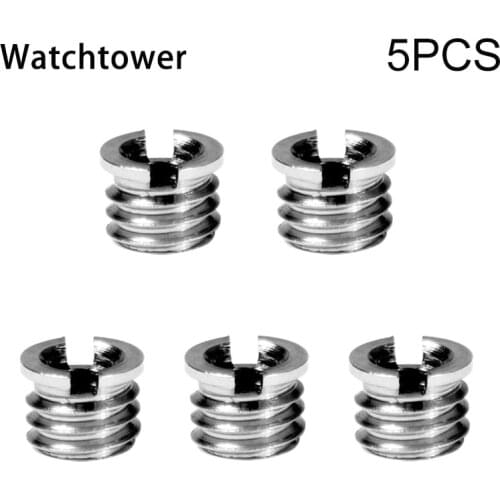 3/8 to 1/4 inch Conversion Screw Stainless Steel Dslr Camera Ballhead Mount Screw Photography Accessories Adapter For Monopod