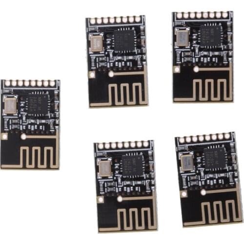 5 Pieces Mini NRF24L01 SMD 1.27MM 2.4GHz Wireless Transceiver Module