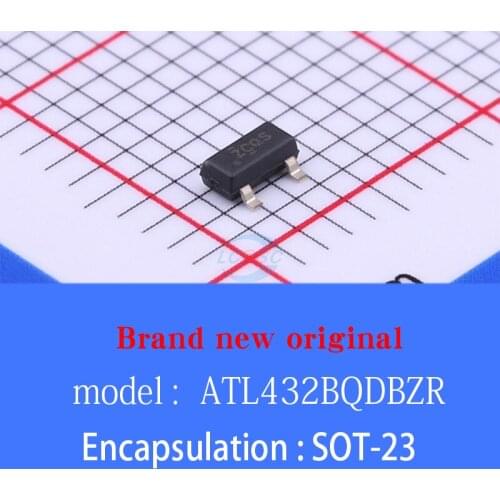 50/pcs Lot ATL432BQDBZR new original spot TI chip voltage reference IC screen printing ZCQx SOT23-3