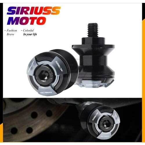 CNC Aluminum Motorcycle Accessories Swingarm Spools Slider Stand Screws Case for Honda NC750S 2014 -up