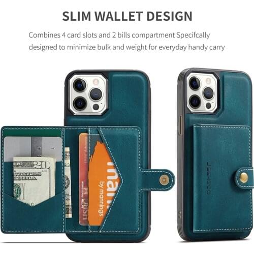 Skeypaik Car Magnet Wallet Shockproof Silicone Soft Leather Wallet Car Phone Case For iPhone 12 11 Pro Max Mini Back cover Funda