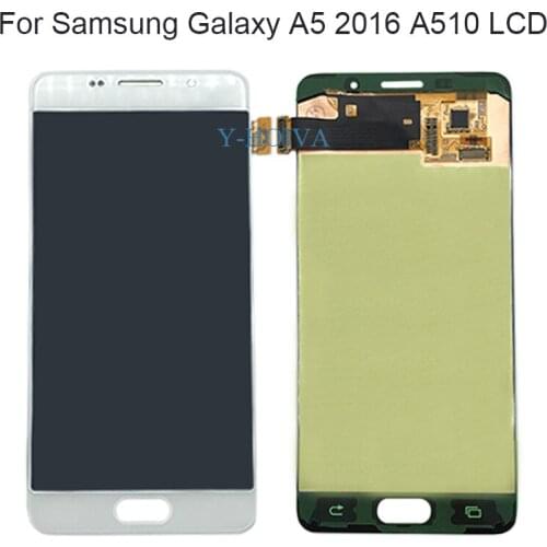 Y-HOIVA Free Shipping A510 LCD For Samsung Galaxy A5 2016 A510F A510M Touch Screen Digitizer Assembly With Free Tools
