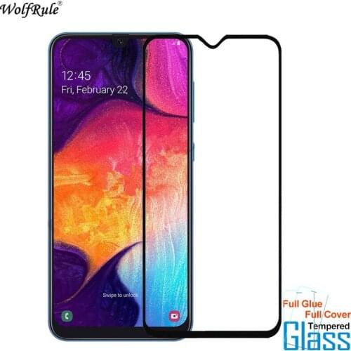 For Glass Samsung Galaxy A50 Screen Protector Full Glue Cover Tempered Glass For Samsung Galaxy A50 Glass Phone Film 6.4