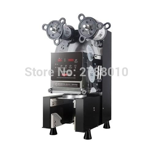 Electricl Plastic Cup Sealing Machine Automatic Cup Packing Sealer Low Noise Commercial Bubble Tea Coffee pressure FK95