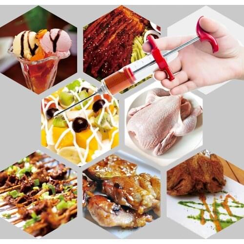 Flavor needle Turkey pork bbq steak meat sauces syringes marinades kitchen accessories Spices cooking tools kitchen gadgets beef