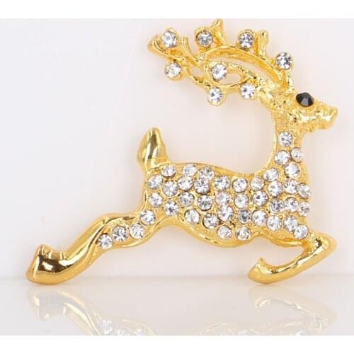 Personality Deer Brooch Jewelry For Women/men Fashion Jewelry Brooch Pins Metal Scarf Wedding Gift Diy Jewellery Accessories