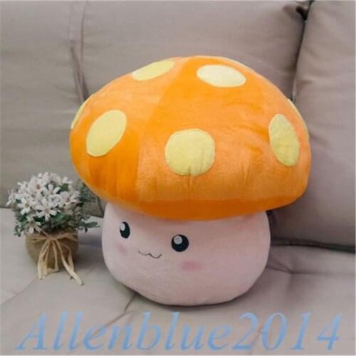 Maple Story Orange Mushroom Plush Stuffed Dolls Plushie Throw Pillows Toy Gifts