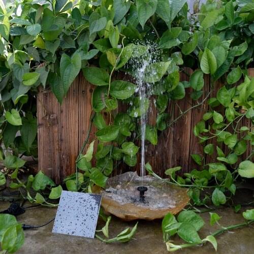 High Quality Monocrystalline Silicon Mini Solar Water Pump Power Panel Kit Fountain Pool Garden Pond Submersible Watering