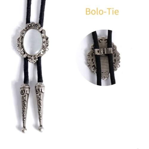 Bolo Tie Retro Fashion British Mens Business Banquet Cocktail Party Suit Shirt Accessories Necktie Necklaces Mens Jewelry Gift