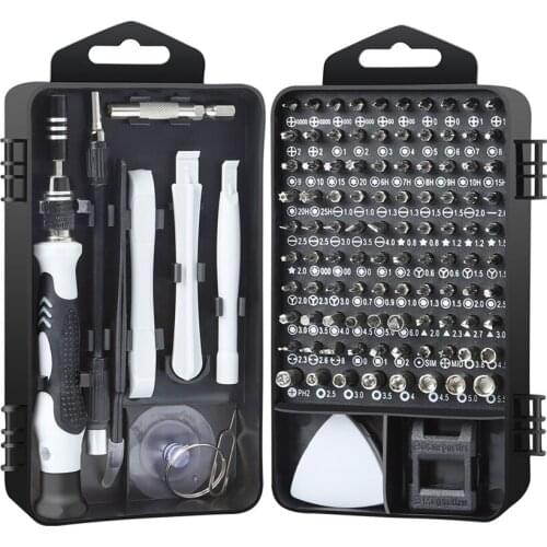 Screwdriver Phone Repair Tool Set 115 In 1 Precision Screwdriver Bits Repair Tool Kit Precision Torx Hex Screw Driver Hand Tools