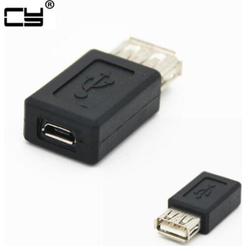 USB2.0 A Type Female Jack to 5 PIN Micro USB Female Adapter USB F/F Coupler Converter Extension Connector