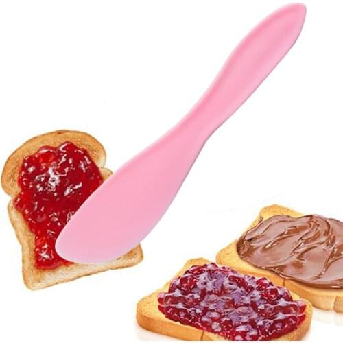 Durable PP Plastic Pink Cookie Pastry Scraper Cake Butter Spatula Multi Purpose DIY Baking Tools Kitchen Supplies