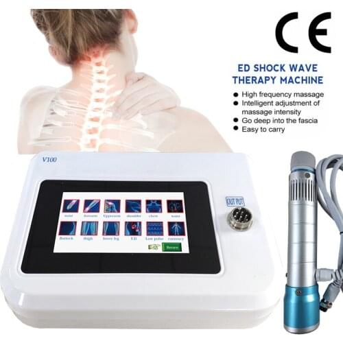 Professional Electromagnetic Extracorporeal Shock Wave Machine Portable Physical Therapy Equipment Body Pain Relief ED Treatment
