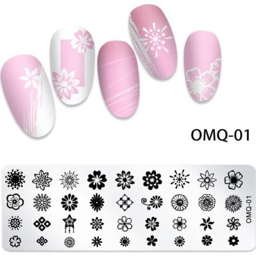 Nail Art Printing Steel Plate Butterfly And Flower