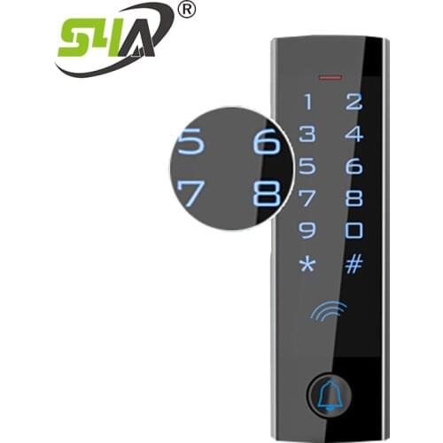 Touch screen access control reader with wiegand Output and Input for office T4