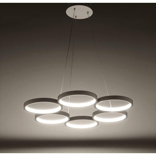 Modern simple led chandelier living room lights creative personality restaurant lights bedroom lights acrylic lamps atmospheric