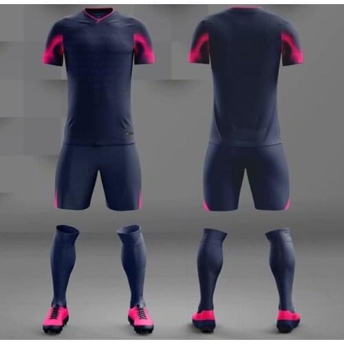 Custom Kids Football Uniform Survetement Kit Men Kids Soccer Jerseys Sets Running Sports Training Tracksuit Sportswear Suit