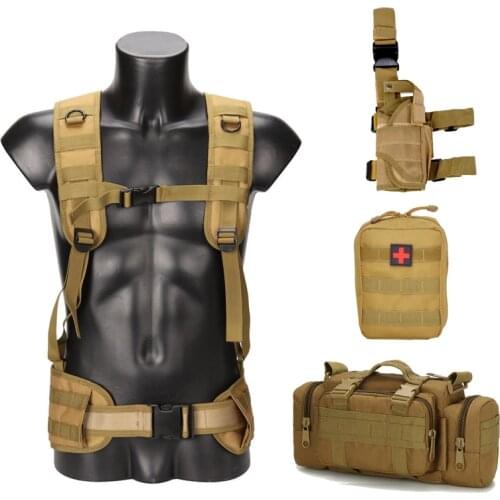 Tactical Vest Military Combat Molle Battle Tactical Girdle Wargame CS Police Army Training Belt Outdoor Airsoft Hunting Clothes