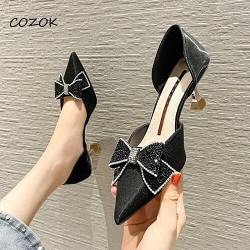 Crystal Fashion OL High Heels Women Party Night 2021 Womens Shoes Sexy High Heels Pumps Elegant Shoes Women