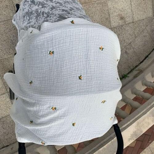 P31B Baby Stroller Cover Breathable Mesh Mosquitoes Net Gauze Sunshade Windshield Sunscreen Curtain