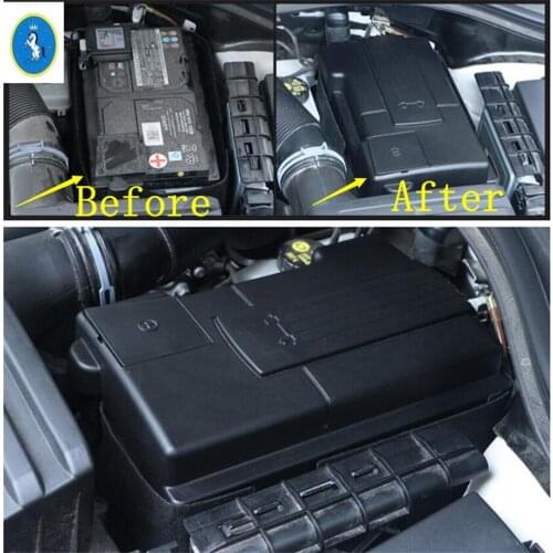 Yimaautotrims Engine Battery Positive Negative Electrode Waterproof Dustproof Cover Kit Fit For Volkswagen Passat B8 2016 - 2019