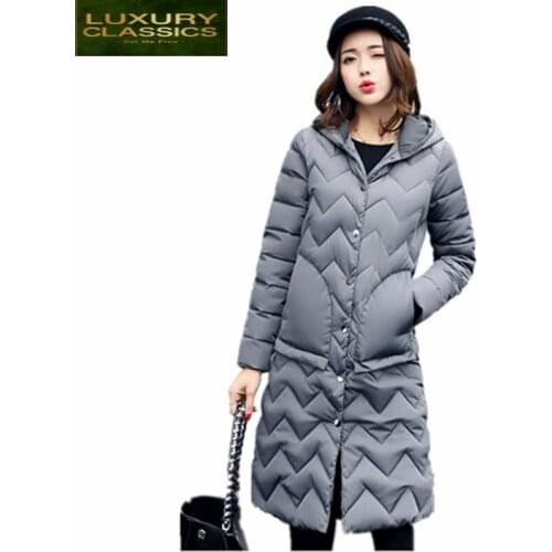 Winter Jacket Women Warm Cotton Long Jackets 2021 Slim Padded Coat Outwear High Quality Chaquetas Parka Feminina CJ383