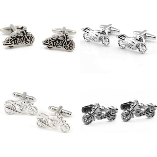 10pairs/lot Fashion Motorbike Motorcycle Cufflinks Motor Bike Cuff Links Mens Jewelry Accessory Wholesale