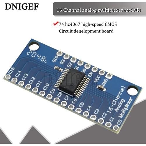 CD74HC4067 16-Channel Analog Digital Multiplexer Breakout Board Module For Arduino DIY
