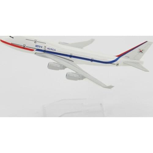 16cm Air Korean Airlines Boeing B747 Korea Pesident Plane Metal Diecast Model Airplane Aircraft Collectible
