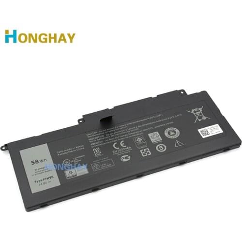 Honghay F7HVR Laptop Battery for DELL Inspiron 15 7000 series-7537 17 7737 17HR-1728T 062VNH G4YJM T2T3J 4ICP5/67/90 14.8v 58wh