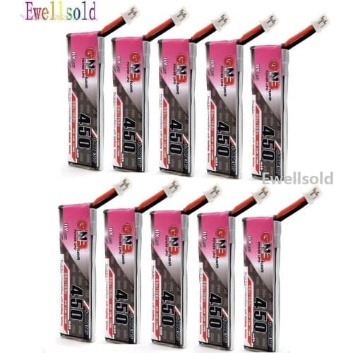 2-10pcs 3.8V 450mAh 50/100C 1S HV 4.35V Lipo Battery PH2.0 Plug for Tinyhawk Happymodel Snapper7 Drone FPV RC Model