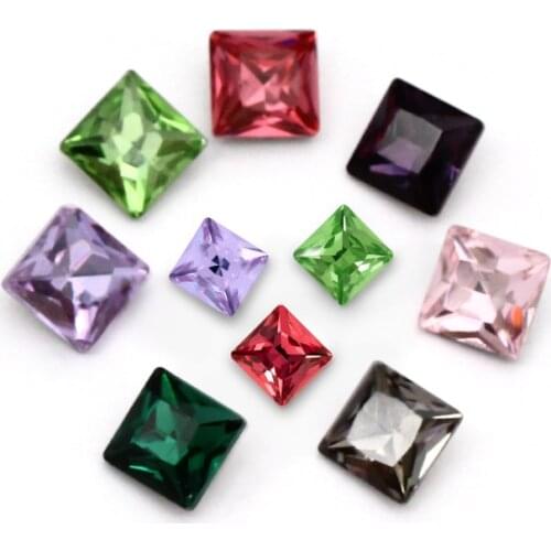 Astrobox High Quality Square Stones Rhinestones Crystal Used Clothing & Accessories Glue On Rhinestones DIY Jewelry Making