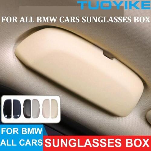 Car Sunglasses Case Storage Box For BMW All Series F20 F22 F30 F35 F10 F18 F25 F26 F15 F16 F48 F49 E70 G20 G05 G30 G38 F01 F02