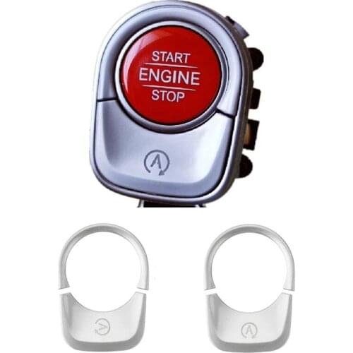Car Styling Engine Start Button Sticker Interior Trim For Mercedes Benz A B CLA GLE GLS GLB W177 W167 X247 W247 X167 W464 AMG