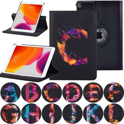 360 Degrees Rotation Case for Apple Ipad 2 3 4/5th 6th / Mini 1 2 3 4 5 Pu Leather Tablet Holder Cover for Ipad 7th 8th Tablet