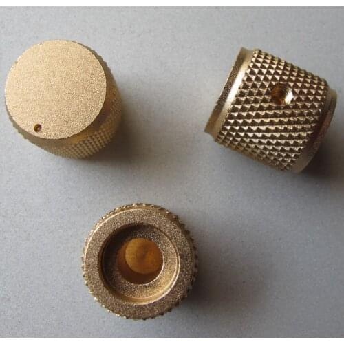Diameter 15 mm height 15 mm Cylindrical knurled aluminum knobs/Potentiometer knob /Volume knobs/( gold silver and black)