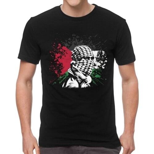 Free Palestine T-Shirts Men Fashion T Shirts Short Sleeve Free Gaza Palestinian Flag Map Arabic Tshirt Cotton Tee Top Clothing
