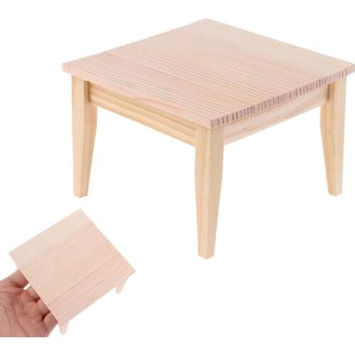 Simulation Mini Dining Table Furniture Model Toys For Doll House Decoration 1/12 Dollhouse Miniature Accessories