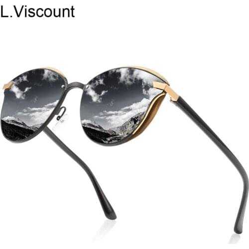 L.Viscount Womens Cat Eye Sunglasses