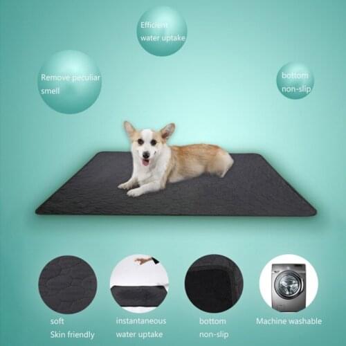 Washable Pet Urine Pad Dog Cat Diaper Mat Absorbent Pad And Pet Environment Protect Diaper Mat For Home Pet