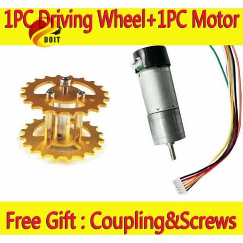 Official Metal Driving Wheel+phi 4mm Motor for Tank Chassis Crawler DIY RC Toy Remote Control Tracked Vehicle Car