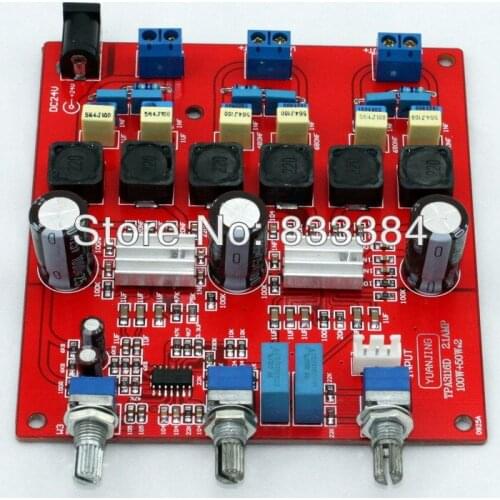 2.1 TPA3116 Class D Digital Amplifier Board 100W + 50W + 50W 50mA