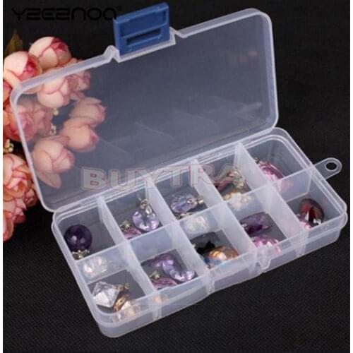 Adjustable DIY Jewelry Making Finding Plastic Jewelry Box Storage Case Craft Jewelry Organizer Beads