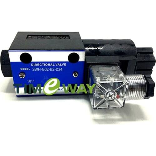 SWH Hydraulic Valve SWH-G02-D2-20 Solenoid Directional Control Valve DC24V AC220V AC24OV