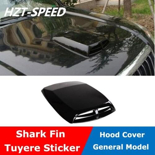 Universal 3D Air Flow Intake Scoop Bonnet Vent Cover Hood Engine Cover Sticker Decor 3 Colors Car Decorative