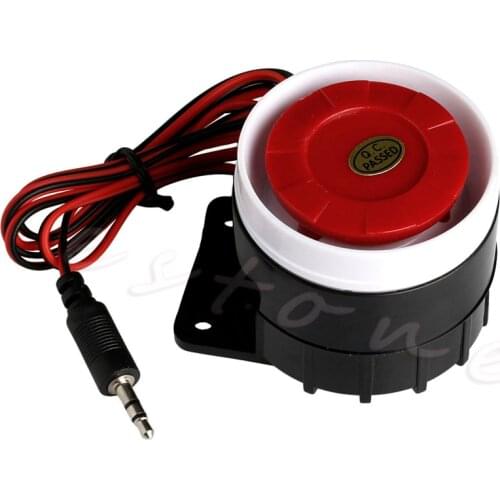 New Wired Mini Horn Siren Home Security Sound Alarm System 120dB DC 12V