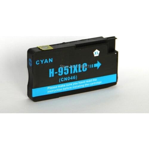 1 Cyan Compatible ink Cartridge For hp951 951xl , for Officejet Pro 8100 8600 276dw 8630 8650 8615 8625 8610 8620 8660 printer
