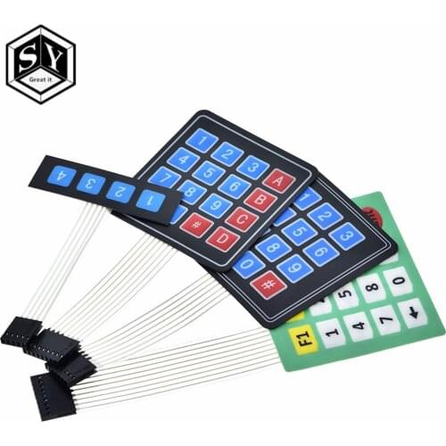 1PCS Great IT 1 x 4 4X4 Matrix Array Matrix keyboard 4 12 16 20 Key 3 x 4 4x5 for arduino