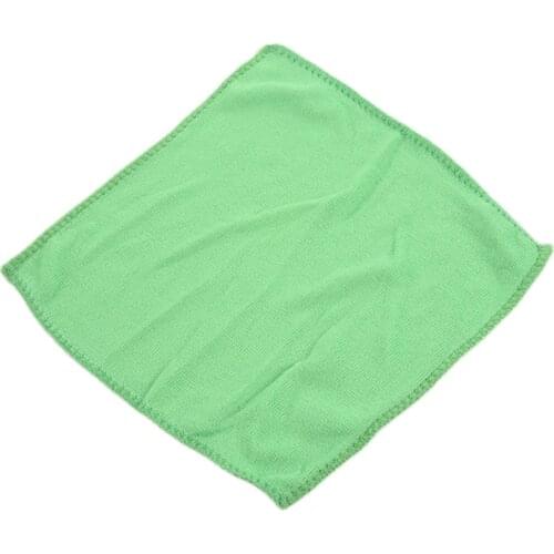 10pcs Practical Soft New Car Wash Towel Cleaning Duster Auto Detailing Green Microfiber Green